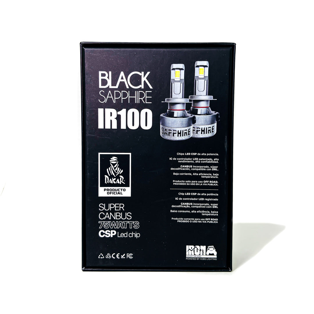 Kit de ampolletas Led Black Sapphire de Iron led Dakar Oficial