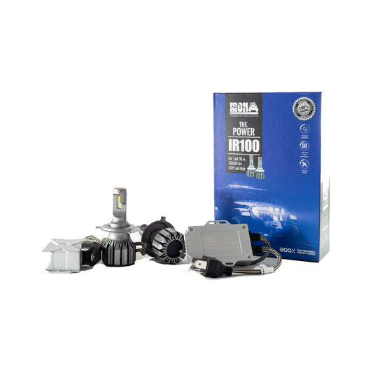 Kit de ampolletas turbo Led Ir100 Iron led Dakar Oficial 30.000lm