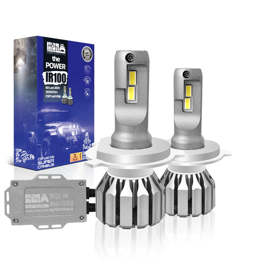 Kit de ampolletas turbo Led Ir100 Iron led Dakar Oficial 30.000lm