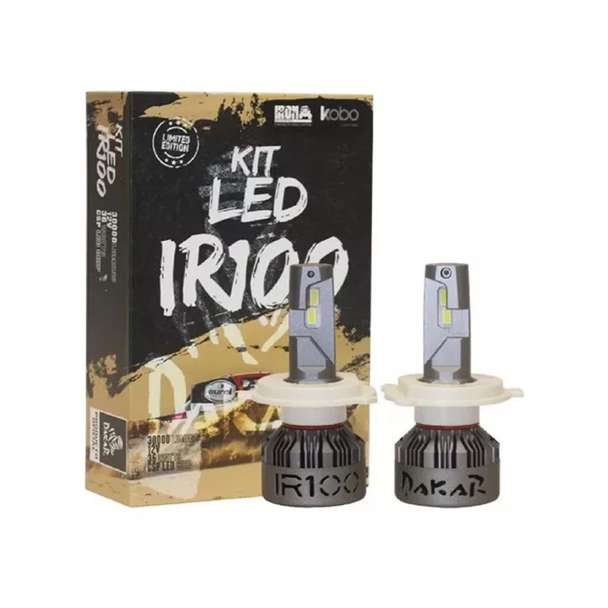 Kit de ampolletas turbo Led IRX de Iron Led Dakar Oficial 60.000lm